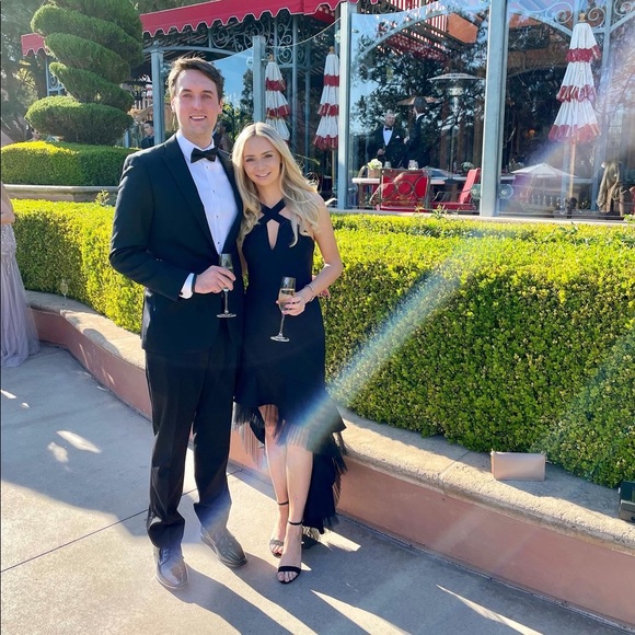 BCBGMaxazria high low cocktail dress - Picture 4 of 4